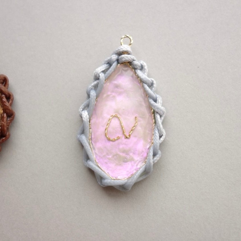 Crochet Woven Pendant - 5610 LUNATIC