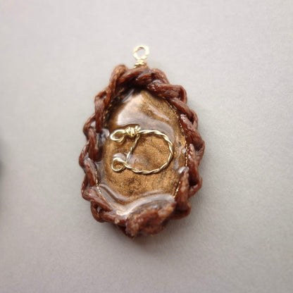 Crochet Woven Pendant - 5610 LUNATIC