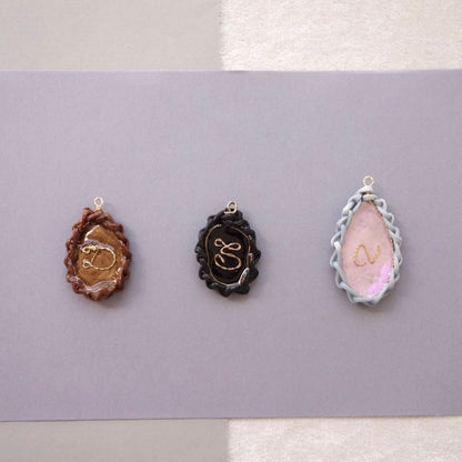 Crochet Woven Pendant - 5610 LUNATIC