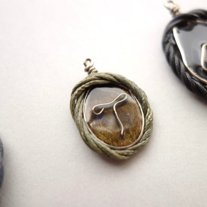 Spiral Woven Pendant - 5610 LUNATIC