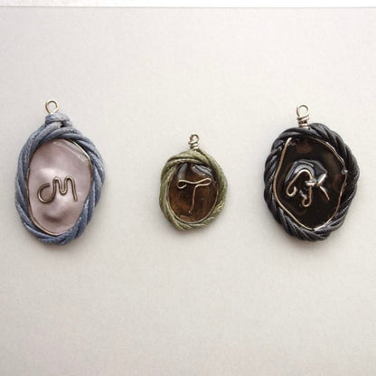 Spiral Woven Pendant - 5610 LUNATIC